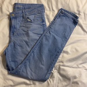 Old Navy Mid-Rise Rockstar Jeans in Light blue